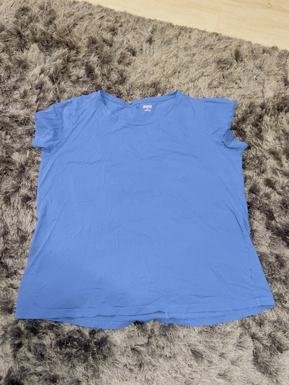 Duluth Trading Co Women's Blue 100% Cotton Short Sleeve T-Shirt Size XL